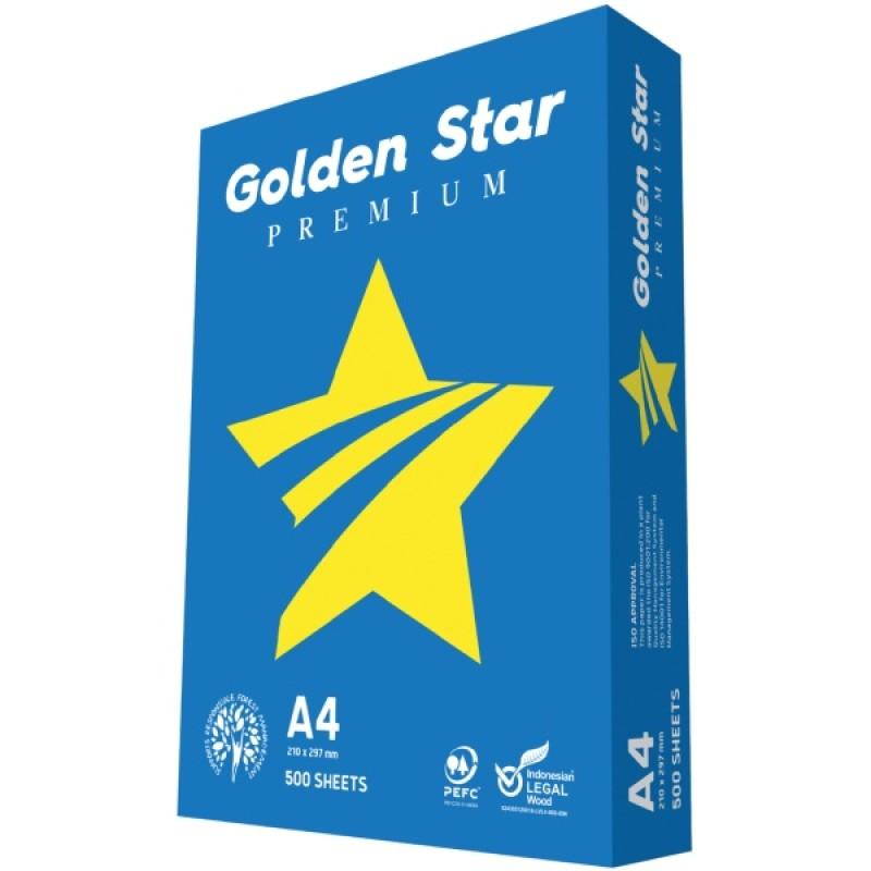 golden_star_blu Bancale Carta per fotocopie Golden Star Blu - A4 - 75gr. - immagine 1